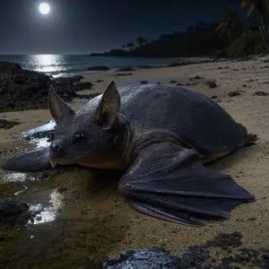 Bat + Sea turtle